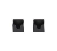 2X Support Universel pour Autoradio, Fixation Murale pour Microphone, Support pour Radio Portable, Dos Adhésif.