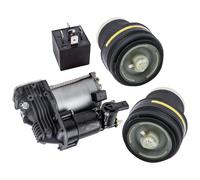 2x suspension pneumatique arrière & 1x Compresseur for BMW X5 X6 E70 E71 E72 ne