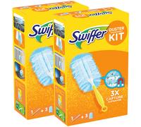 Swiffer Plumeau attrape-poussière – Kit Poignée + 3 chiffons