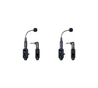2X Système de Microphone Sans Fil UHF pour Saxophone, Instruments à Pince, Microphone Radio Professionnel pour Performances sur Scène B