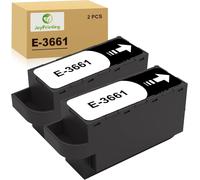 2X T3661 Boîtes de Maintenance C13T366100 Boîte d'entretien d'encre de Rechange Compatibles pour Expression Premium XP-6000 XP-6001 XP-6005 XP-6100 XP-6105, XP-8500 XP-8600 XP-8605 XP-970