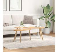 2x Table Basse Bois de Pin Massif Noir Table de Salon Table d'Appoint vidaXL