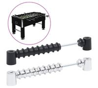 2x Tableaux d'Affichage de Baby-foot Noir et Argenté Remplacement vidaXL