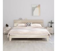 2x Tables de Chevet Blanc 40x35x44,5 cm Bois de Pin Massif Armoires vidaXL