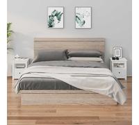 2x Tables de Chevet Marron Miel 40x35x49 cm Bois Pin Massif Armoires vidaXL