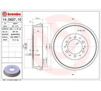 BREMBO 14.D637.10 Tambour de frein