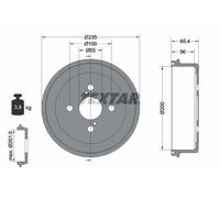 TEXTAR 94021200 Tambour de frein