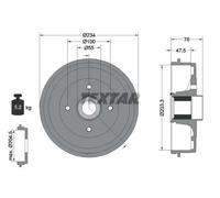 TEXTAR 94045800 Tambour de frein