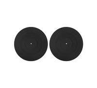 2X Tapis de Platine Vinyle en Silicone 295 mm Anti-Vibrations pour Tourne-Disque Vinyle LP Accessoire de Remplacement Audio B