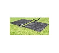 Intex Tapis chauffant solaire 2 pcs PVC 1,2x1,2 m Noir 273825
