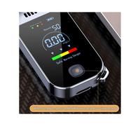 2X Testeur D'Alcool NuméRique, ÉThylotest Professionnel avec ÉCran LCD, Testeur D'Alcool ÉLectronique Rechargeable par USB, Porte-CléS