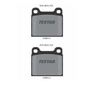 2x Textar 2103501 Plaquettes de Frein Disque Arrière pour Mercedes-Benz W123