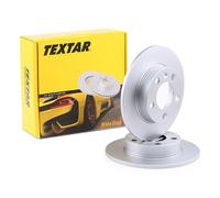 2x TEXTAR 92082503 PRO Disque de frein pour VW Polo Schrägheck (6R1, 6C1) BORA