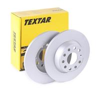 Disque de frein TEXTAR 92140803 arrière, plein, 1 pièce