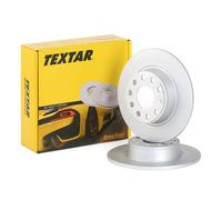 Disque de frein TEXTAR 92224903 arrière, plein, 1 pièce