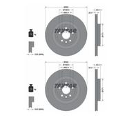 2X Textar 92314305 Disque De Frein Pour Land Rover Discovery Sport Jaguar F-Pace