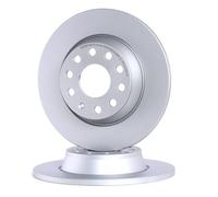 2x TEXTAR PRO Disque de frein Arrière pour VW Golf VI 3/5 portes (5K1) CC (358)