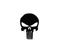 2x The Punisher Logo Skull autocollant sticker auto voiture -7x10cm