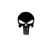 2x The Punisher Logo Skull autocollant sticker auto voiture -7x10cm