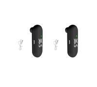 2X Thermomètre Frontal USB Termomètre Numérique Moniteur pour Bébé Température Corporelle Compteur de Fièvre Infrarouge pour Enfants-Noir