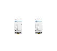 2X TOMZN TOCT1-25 4P 25A 4NO 220V/230V 50/60HZ Contacteur Modulaire AC Domestique à Rail DIN 4NO Contacteur AC