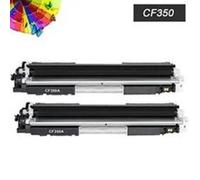 2x Toner Compatible HP Color LaserJet Pro MFP M176N CF350A imprimante laser Cartouche Noir G
