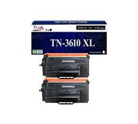 - 2x Toners compatibles avec Brother HL-L6410DN MFC-L6910DN TN-3610 XL Noir (25 000 pages)
