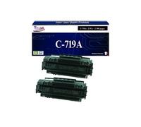 - Lot de 2 Toners compatibles avec Canon 719A pour Canon LBP-251dw, LBP-252dw, LBP-253x Noir - 2 300p