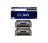 -2x Toners compatibles avec HP CC364X/CE390X (64X/90X) pour HP Laserjet P4015, P4015N, P4015TN, P4015X