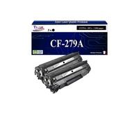 -2x Toners compatibles avec HP CF279A (79A) pour HP LaserJet Pro M12a, M12w, M26a, M26nw