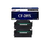 -2x Toners compatibles avec HP CF289X (89X) pour HP LaserJet Enterprise M528dn, M528f, E50145dn, E52645c, E52645dn