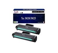 -2x Toners compatibles avec Xerox Phaser 3020, WorkCentre 3025 (106R02773) Noir