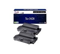 -2x Toners compatibles avec Xerox Phaser 3428, 3428D, 3428DN - Noir