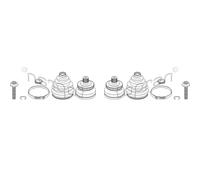 2X TOPRAN Ensemble De Joint De Cardan Avant Pour Audi A4 Avant 8E5 B6