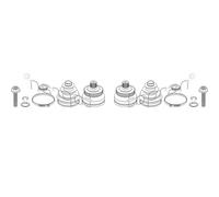 2X TOPRAN Ensemble De Joint De Cardan Avant Pour Audi A6 4B C5 VW
