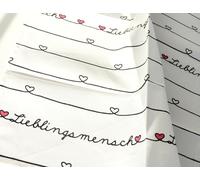 2X Torchon Préféré Kracht Cuisine Tissu Mi-Lin Cœur Amour