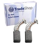 2x Trade-Shop Brosse à charbon compatible avec Hitachi DH24PF DH24PF3 DH24PG DH24PH DH24PM DH24PX DH24VB DH24VD DH26PB DH26PC DH26PX DH28PBY Charbons de rechange