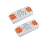 2X Transformateur LED 12 V 15 W Transformateur LED Basse Tension Sans Bruit Alimentation Du Pilote LED pour Lampe LED G4 MR16 MR11 GU4 GU5.3