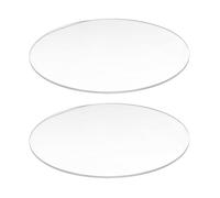 2X Transparent de 3 mm D'Épaisseur Disque Rond Acrylique DiamÈTre: 60mm