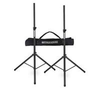 2x Trepied Support Haut-Parleur Enceinte Moniteur DJ PA Ajustable avec Housse