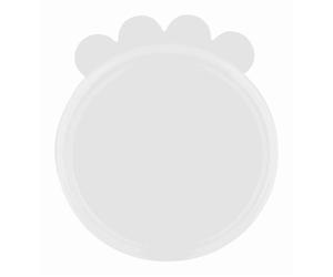 2x Trixie couvercles de boîte, silicone ø 7,6 cm, 2 x 2 pièces, transparent