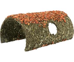 2x Trixie tunnel avec carotte, fibres naturelles 15 × 12 × 25 cm