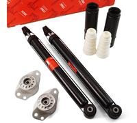 2x TRW Amortisseur + Palier de Jambe Poussière Arrière pour Seat Toledo Skoda VW