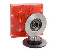 2x TRW DF1529 Disque de frein Arrière pour VW GOLF II (19E, 1G1) GOLF III (1H1)