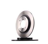 Disque de frein TRW DF2581 arrière, plein, 1 pièce