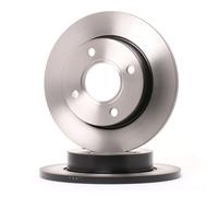 2x TRW DF2752 Disque de frein Avant pour FORD Fiesta Mk4 3/5 portes (JAS, JBS)