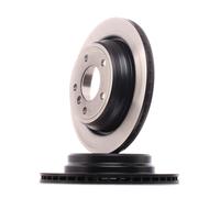 2x TRW DF2783 Disque de frein Arrière pour BMW 5 Limousine (E39) 5 Touring (E39)