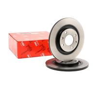 2x TRW DF2808 Disque de frein Avant convient pour PEUGEOT PARTNER Kasten (5) 301