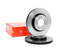 2x TRW DF4386 Disque de frein Avant pour MAZDA 6 (GG) 6 Station Wagon (GY) 283mm