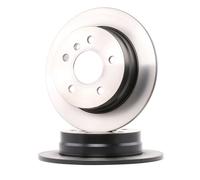 2x TRW DF4453 Disque de frein Arrière 258mm